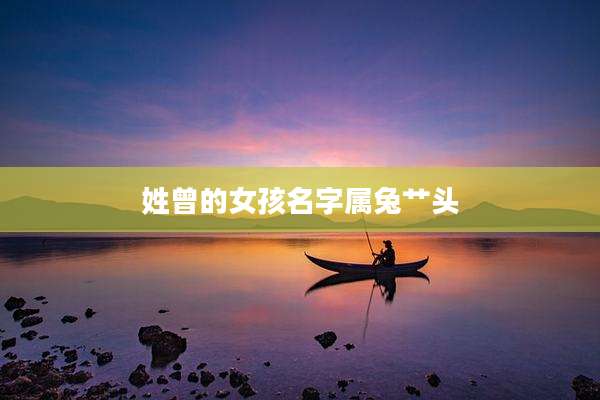 姓曾的女孩名字属兔艹头