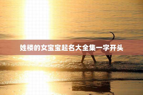 姓楼的女宝宝起名大全集一字开头