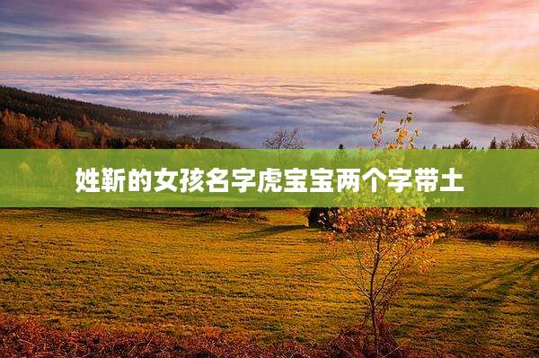 姓靳的女孩名字虎宝宝两个字带土