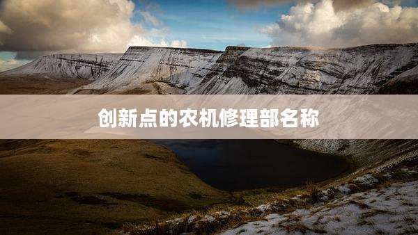 创新点的农机修理部名称