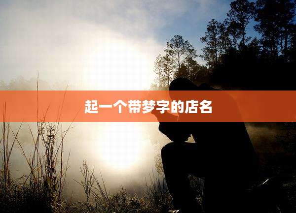 起一个带梦字的店名