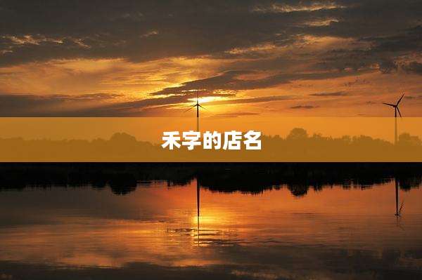 禾字的店名