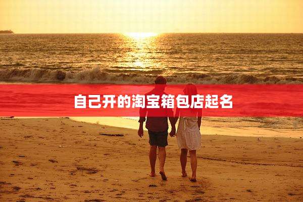自己开的淘宝箱包店起名