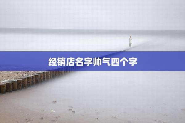 经销店名字帅气四个字