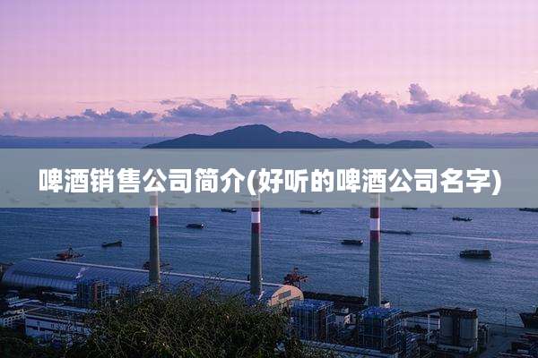 啤酒销售公司简介(好听的啤酒公司名字)
