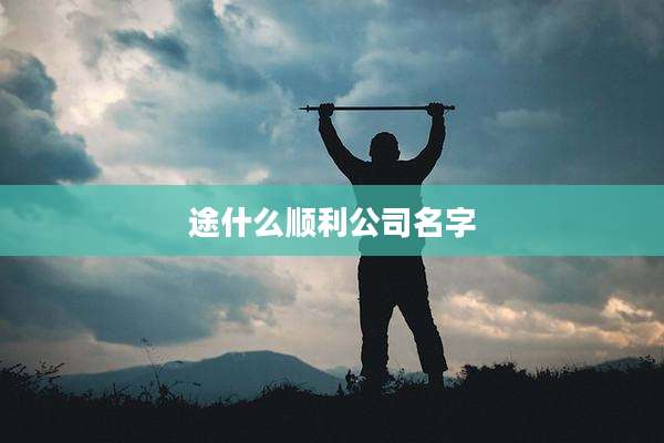 途什么顺利公司名字