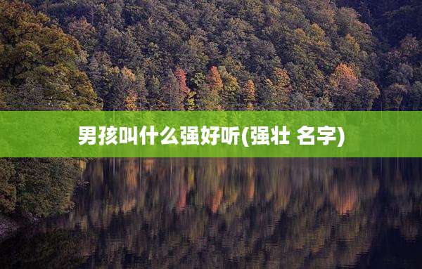 男孩叫什么强好听(强壮 名字)