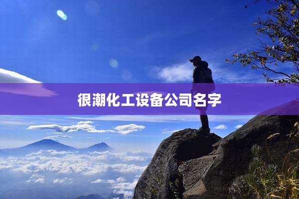很潮化工设备公司名字