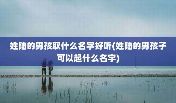 姓陆的男孩取什么名字好听(姓陆的男孩子可以起什么名字)