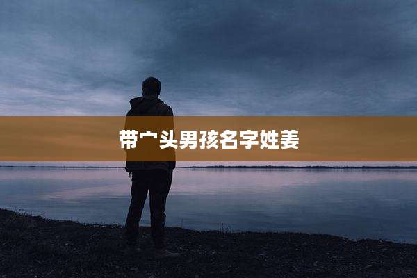 带宀头男孩名字姓姜