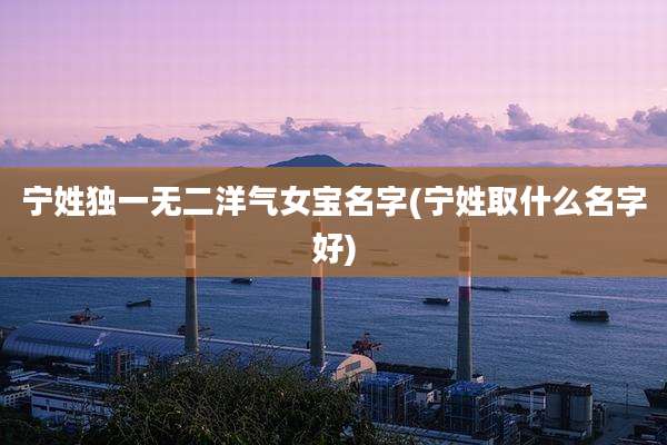 宁姓独一无二洋气女宝名字(宁姓取什么名字好)