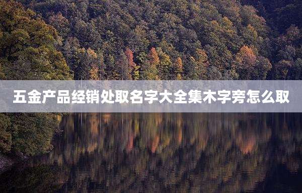 五金产品经销处取名字大全集木字旁怎么取