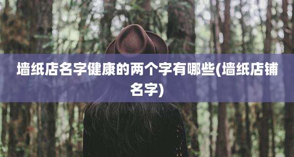 墙纸店名字健康的两个字有哪些(墙纸店铺名字)