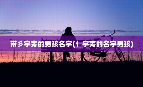 带彡字旁的男孩名字(亻字旁的名字男孩)