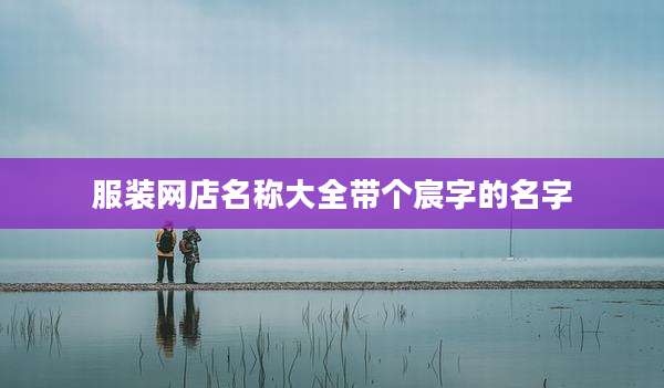 服装网店名称大全带个宸字的名字