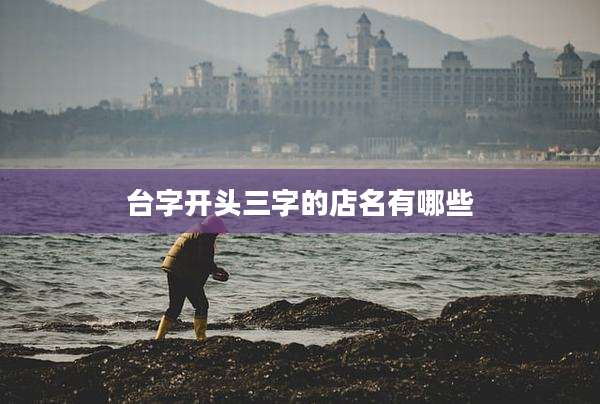 台字开头三字的店名有哪些