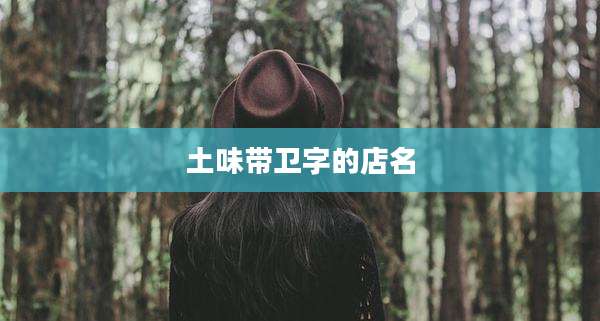 土味带卫字的店名
