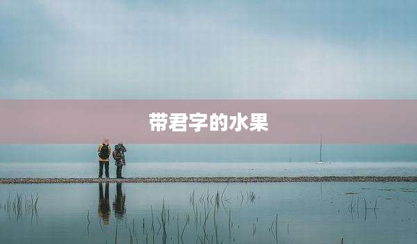 带君字的水果