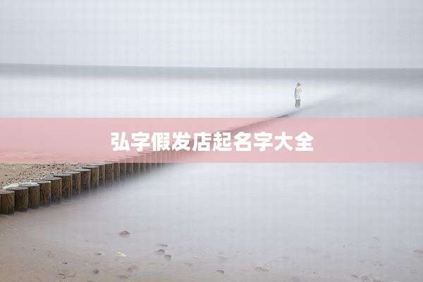 弘字假发店起名字大全