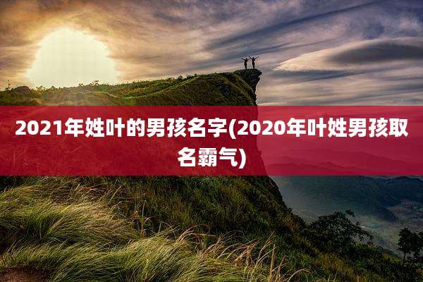 2021年姓叶的男孩名字(2020年叶姓男孩取名霸气)