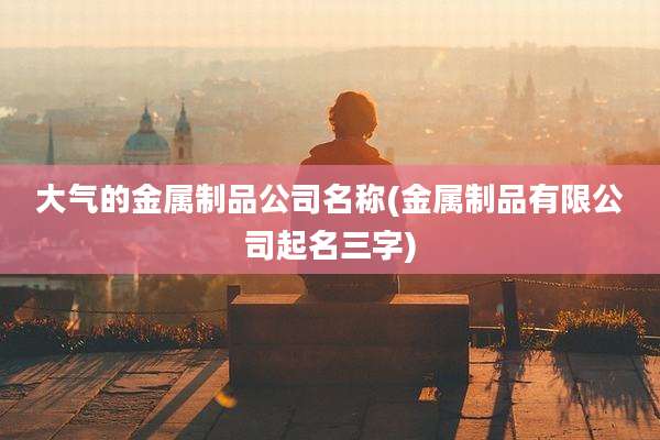 大气的金属制品公司名称(金属制品有限公司起名三字)