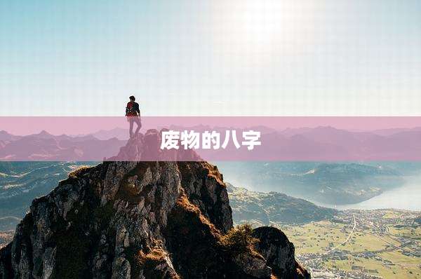 废物的八字