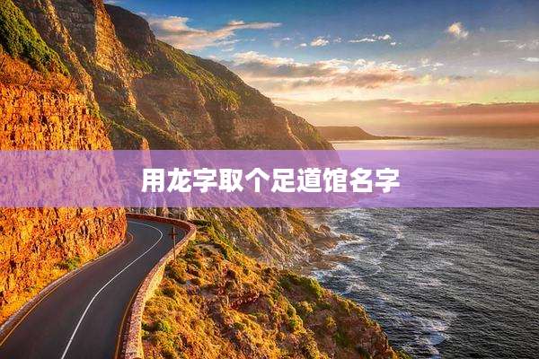 用龙字取个足道馆名字
