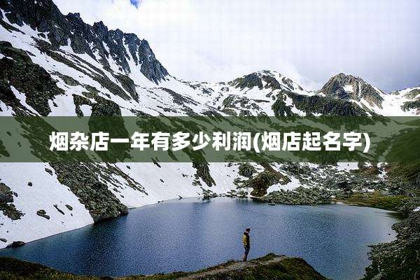 烟杂店一年有多少利润(烟店起名字)