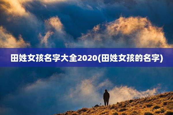 田姓女孩名字大全2020(田姓女孩的名字)