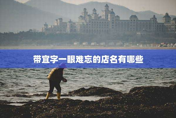 带宜字一眼难忘的店名有哪些