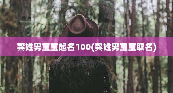 龚姓男宝宝起名100(龚姓男宝宝取名)