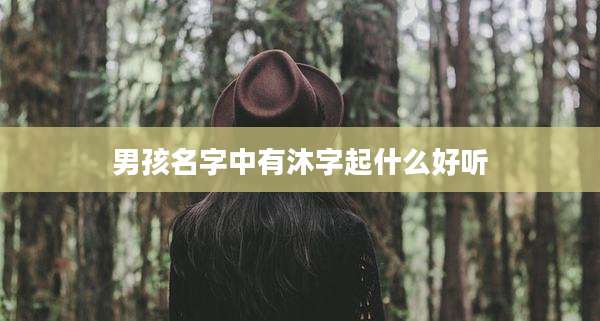 男孩名字中有沐字起什么好听