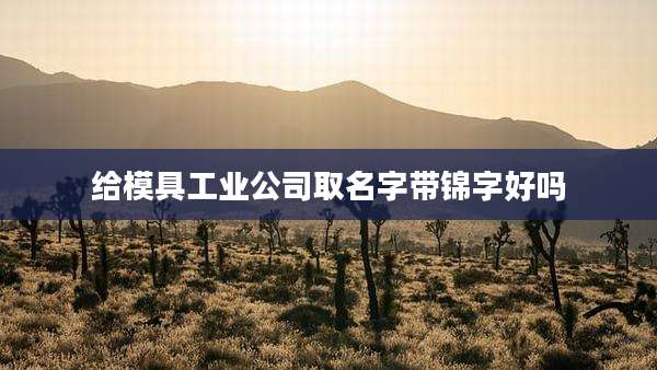 给模具工业公司取名字带锦字好吗