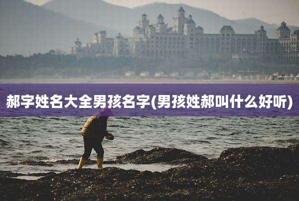 郝字姓名大全男孩名字(男孩姓郝叫什么好听)