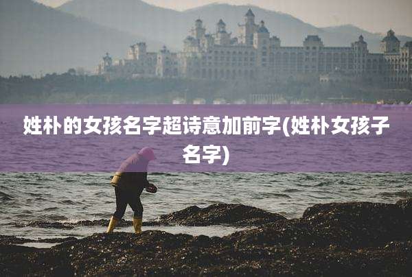 姓朴的女孩名字超诗意加前字(姓朴女孩子名字)