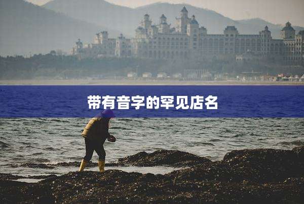 带有音字的罕见店名