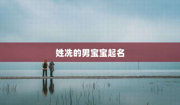 姓冼的男宝宝起名