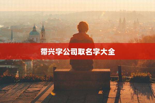 带兴字公司取名字大全
