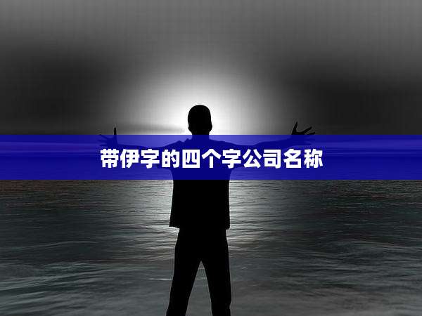 带伊字的四个字公司名称