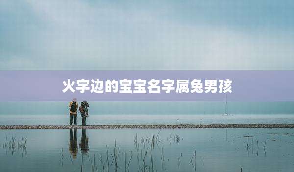 火字边的宝宝名字属兔男孩