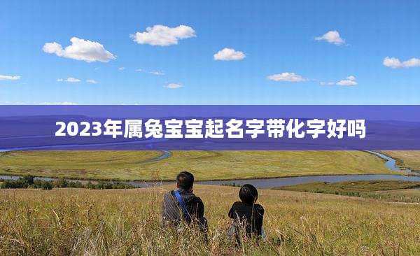 2023年属兔宝宝起名字带化字好吗