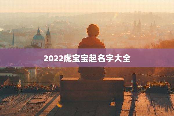2022虎宝宝起名字大全