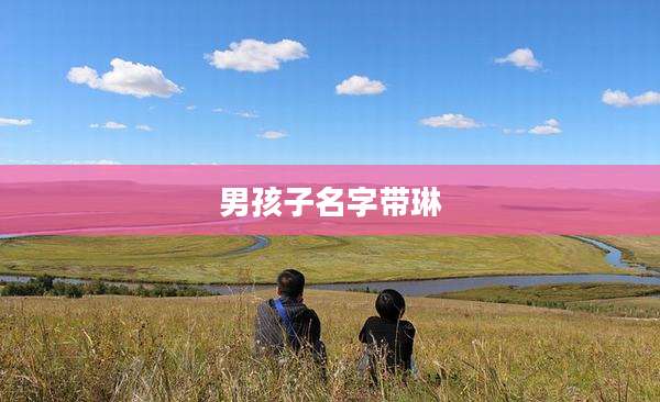 男孩子名字带琳