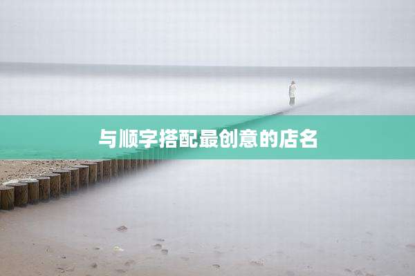 与顺字搭配最创意的店名