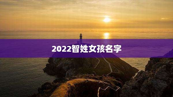 2022智姓女孩名字