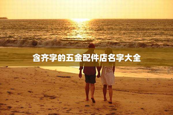 含齐字的五金配件店名字大全