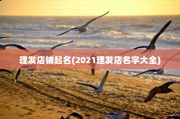 理发店铺起名(2021理发店名字大全)