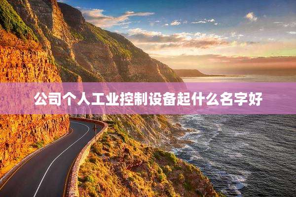 公司个人工业控制设备起什么名字好