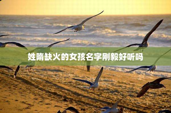 姓隋缺火的女孩名字刚毅好听吗
