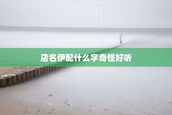 店名伊配什么字奇怪好听